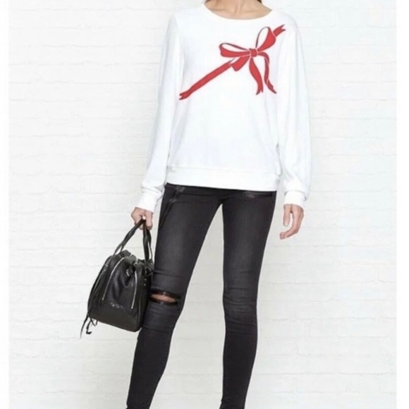 NWT Wildfox Gift Wrapped Baggie Beach Jumper - Picture 7 of 13